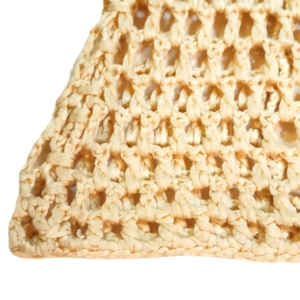 CHICO'S 3 (L) LIGHT BUTTERSCOTH CHRISTY CROCHET PULLOVER SWEATER - Picture 4 of 7